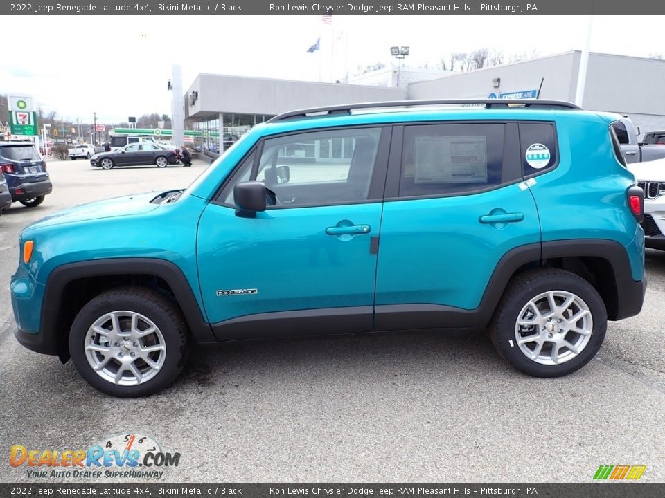 2022 Jeep Renegade Latitude 4x4 Bikini Metallic / Black Photo #2