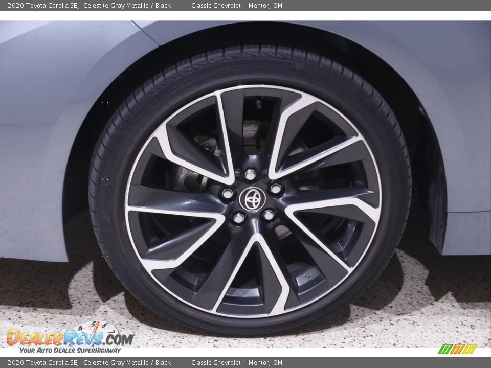 2020 Toyota Corolla SE Celestite Gray Metallic / Black Photo #18