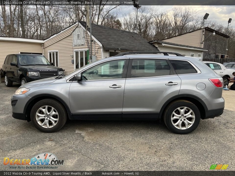 2012 Mazda CX-9 Touring AWD Liquid Silver Meatllic / Black Photo #4