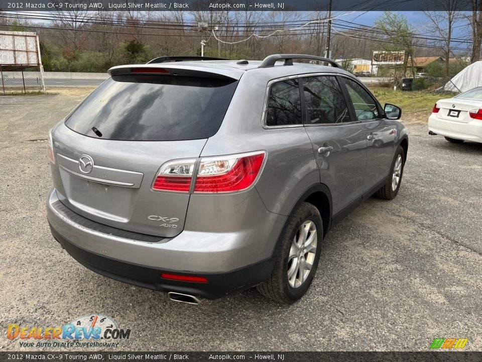 2012 Mazda CX-9 Touring AWD Liquid Silver Meatllic / Black Photo #8