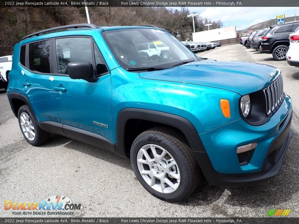 2022 Jeep Renegade Latitude 4x4 Bikini Metallic / Black Photo #8