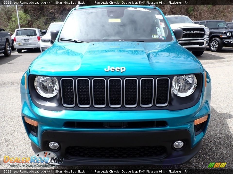 2022 Jeep Renegade Latitude 4x4 Bikini Metallic / Black Photo #9