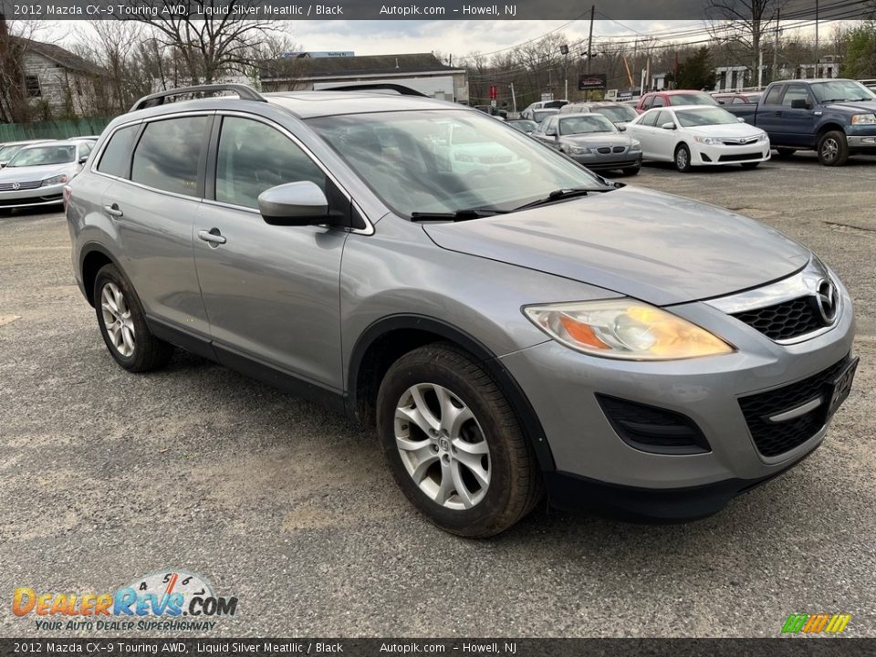 2012 Mazda CX-9 Touring AWD Liquid Silver Meatllic / Black Photo #12