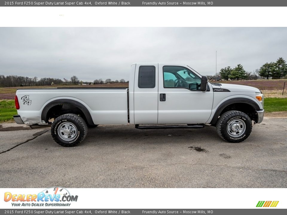 2015 Ford F250 Super Duty Lariat Super Cab 4x4 Oxford White / Black Photo #3