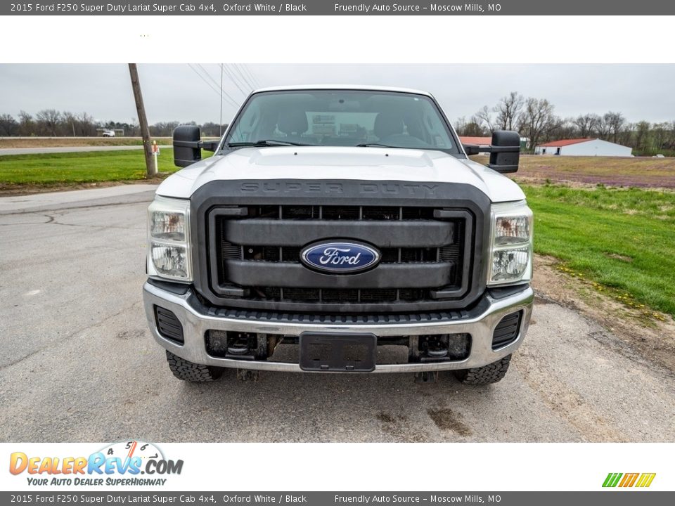 2015 Ford F250 Super Duty Lariat Super Cab 4x4 Oxford White / Black Photo #9