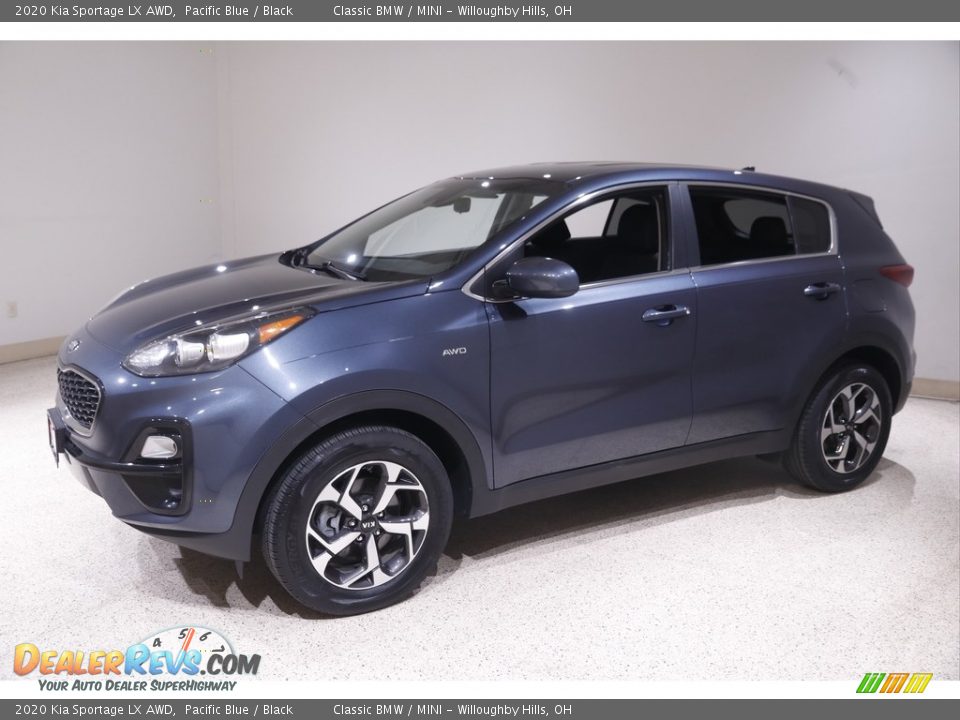 2020 Kia Sportage LX AWD Pacific Blue / Black Photo #3