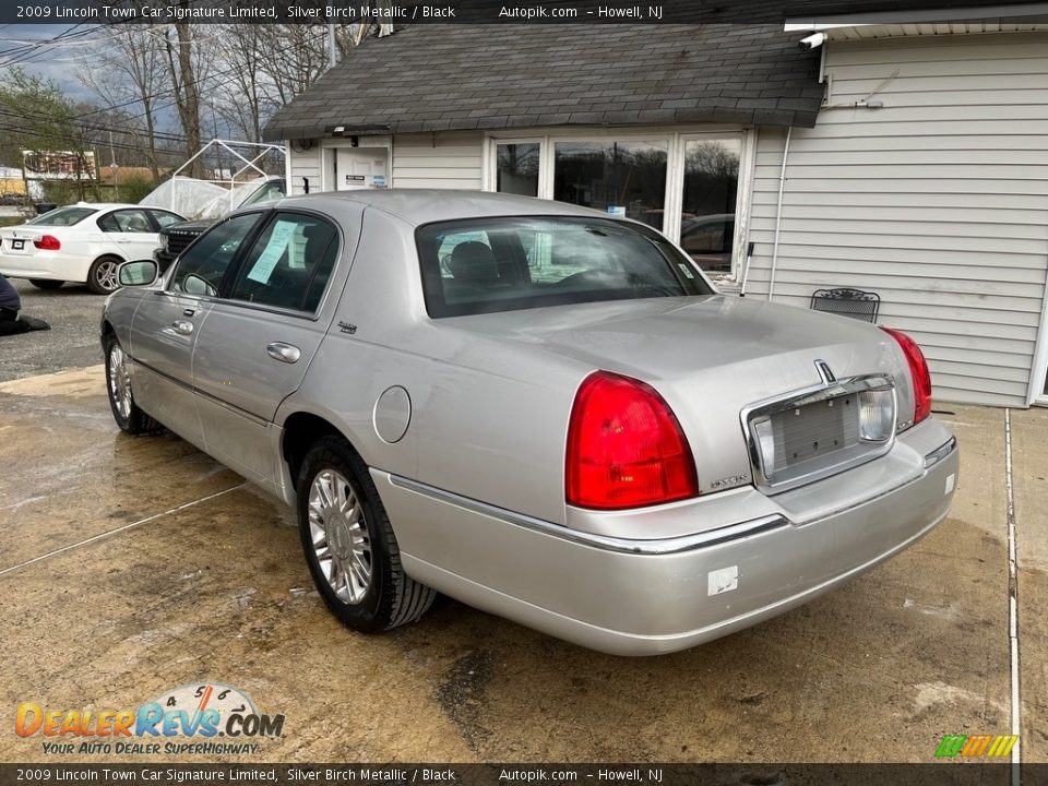 2009 Lincoln Town Car Signature Limited Silver Birch Metallic / Black Photo #7