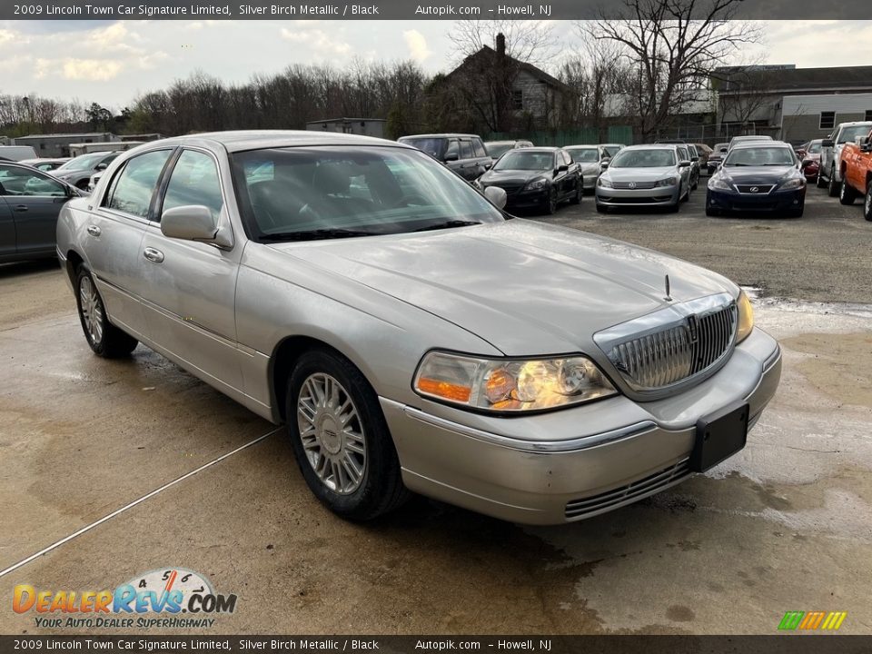 2009 Lincoln Town Car Signature Limited Silver Birch Metallic / Black Photo #13