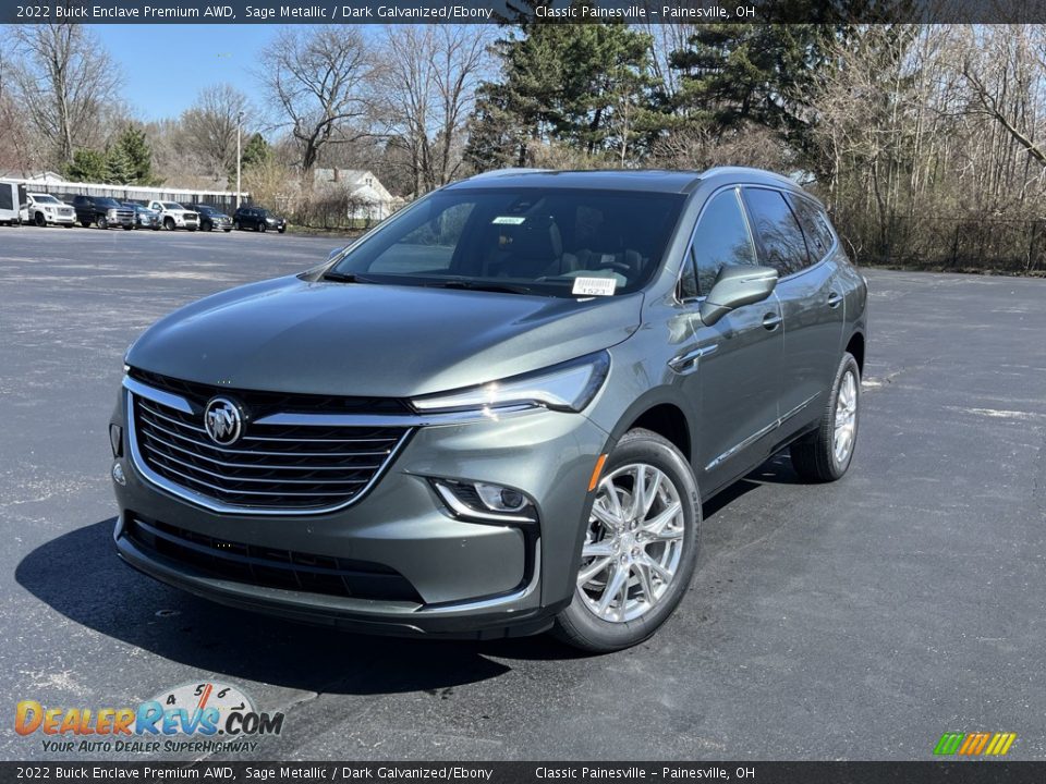 Sage Metallic 2022 Buick Enclave Premium AWD Photo #1