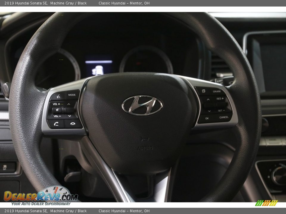 2019 Hyundai Sonata SE Machine Gray / Black Photo #7