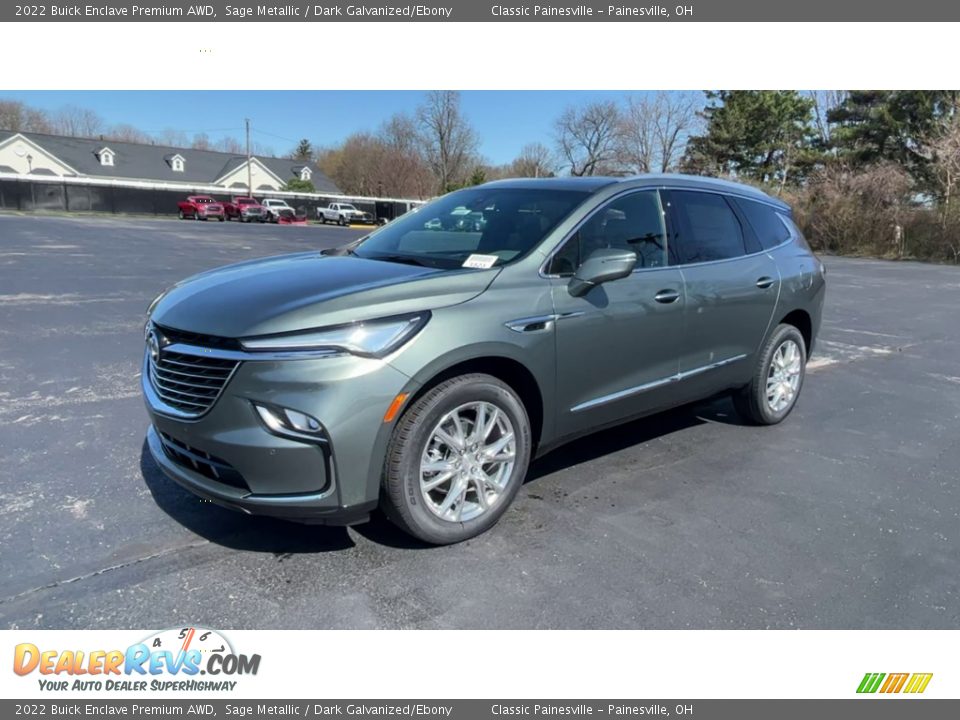 Front 3/4 View of 2022 Buick Enclave Premium AWD Photo #4