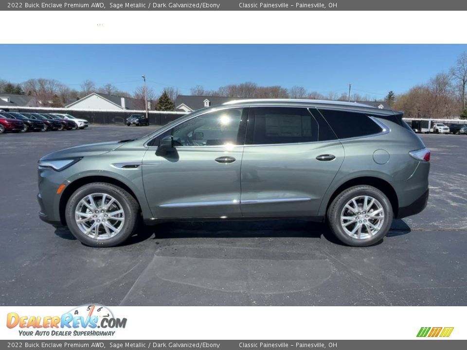 Sage Metallic 2022 Buick Enclave Premium AWD Photo #5