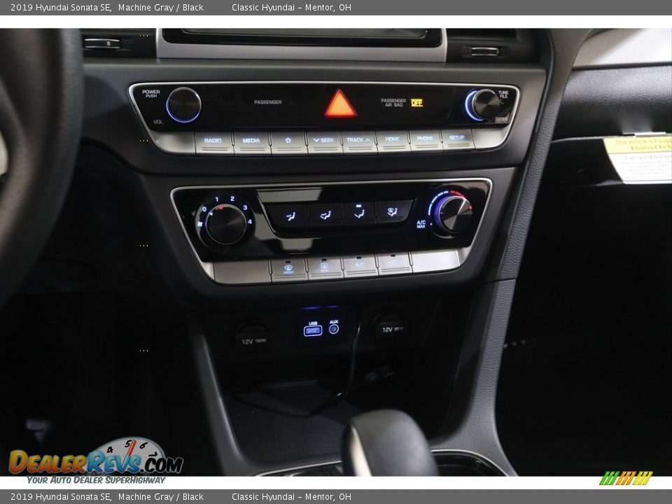 2019 Hyundai Sonata SE Machine Gray / Black Photo #12