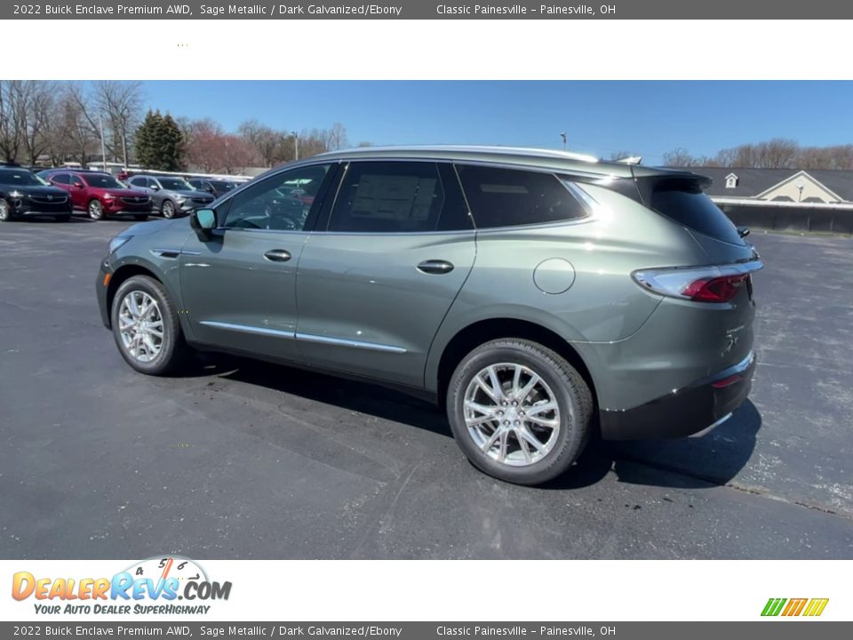 2022 Buick Enclave Premium AWD Sage Metallic / Dark Galvanized/Ebony Photo #6