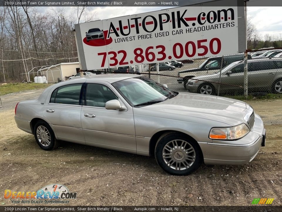 2009 Lincoln Town Car Signature Limited Silver Birch Metallic / Black Photo #23