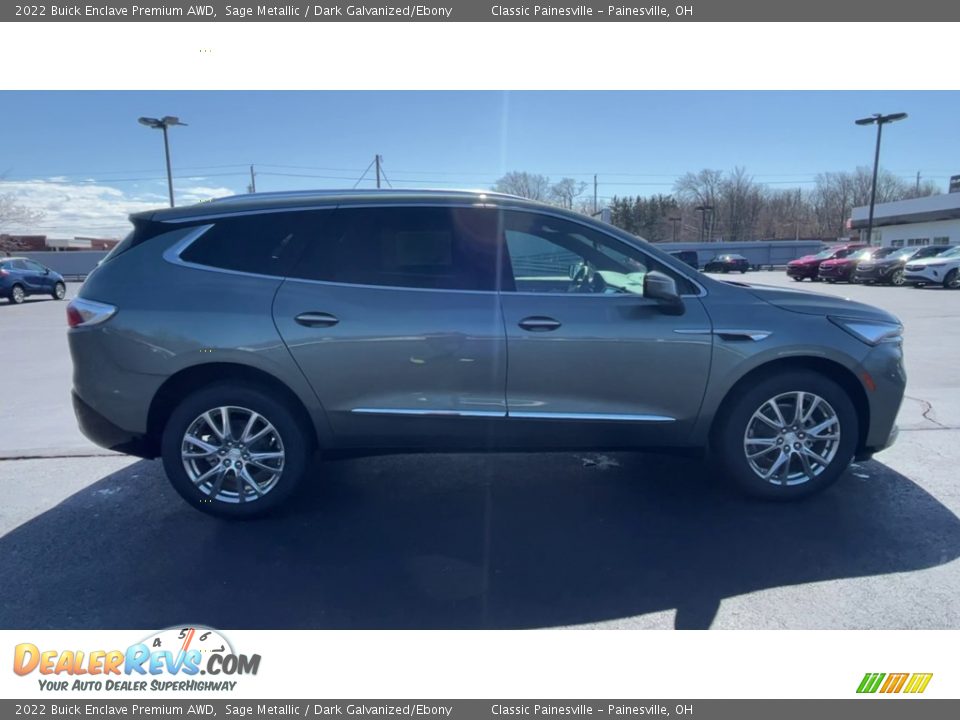 2022 Buick Enclave Premium AWD Sage Metallic / Dark Galvanized/Ebony Photo #9