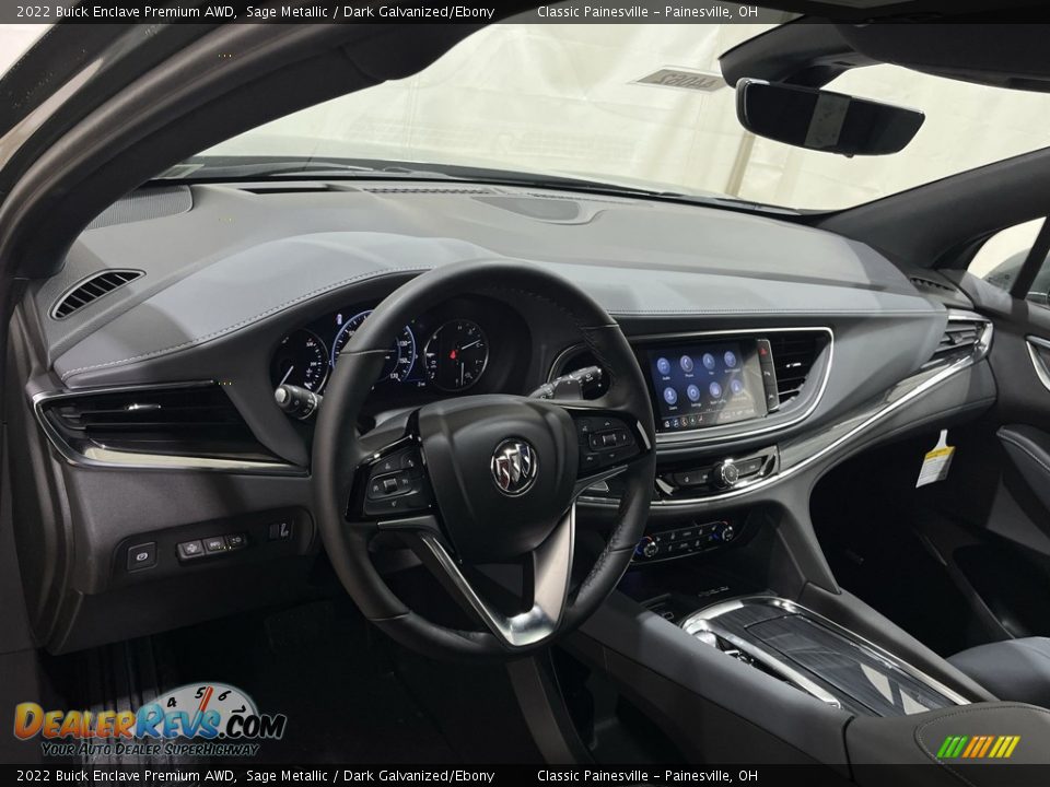 Dashboard of 2022 Buick Enclave Premium AWD Photo #10