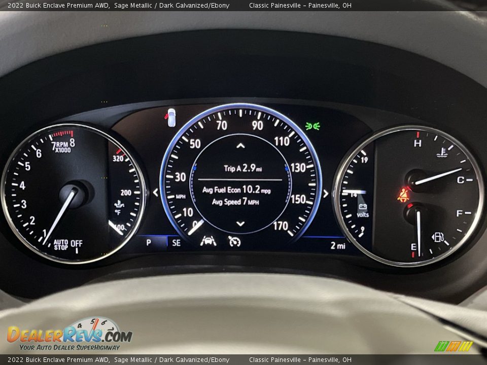 2022 Buick Enclave Premium AWD Gauges Photo #11