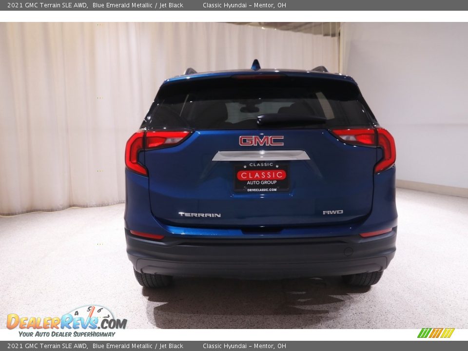 2021 GMC Terrain SLE AWD Blue Emerald Metallic / Jet Black Photo #18