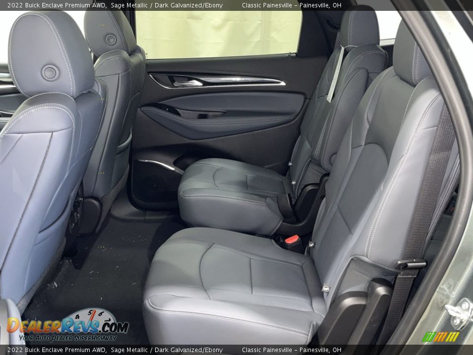 Rear Seat of 2022 Buick Enclave Premium AWD Photo #26