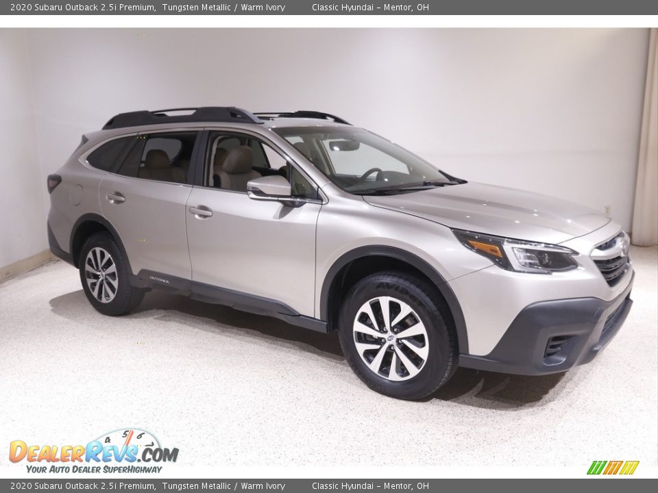 2020 Subaru Outback 2.5i Premium Tungsten Metallic / Warm Ivory Photo #1