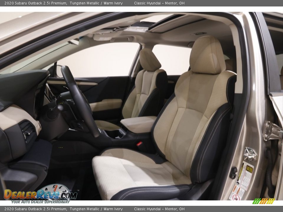 2020 Subaru Outback 2.5i Premium Tungsten Metallic / Warm Ivory Photo #5