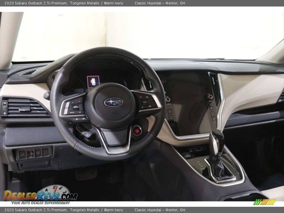 2020 Subaru Outback 2.5i Premium Tungsten Metallic / Warm Ivory Photo #6