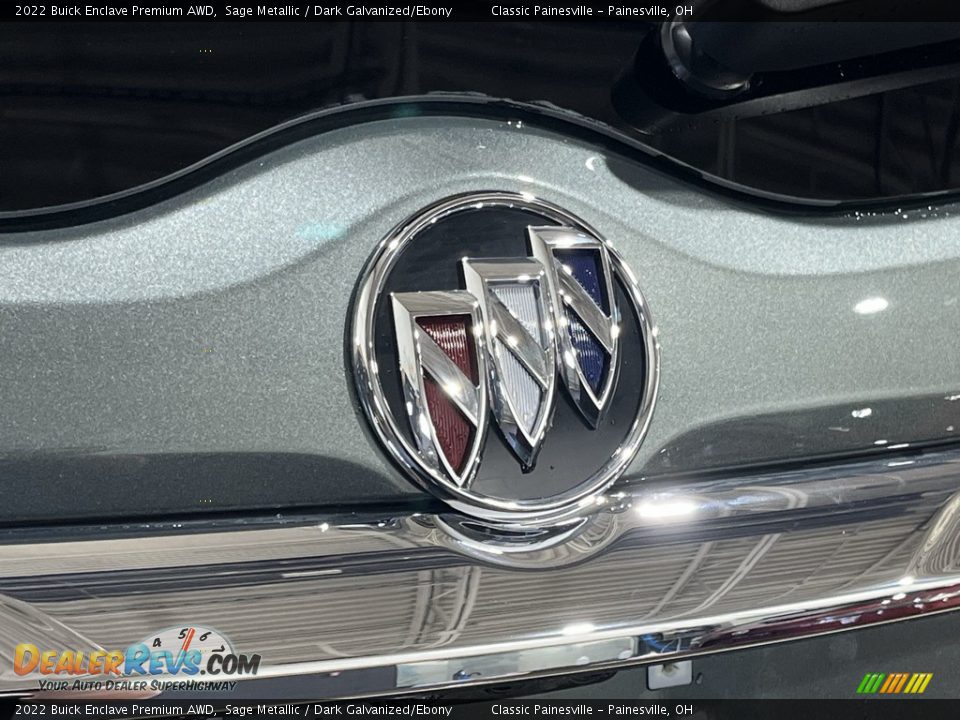 2022 Buick Enclave Premium AWD Sage Metallic / Dark Galvanized/Ebony Photo #32