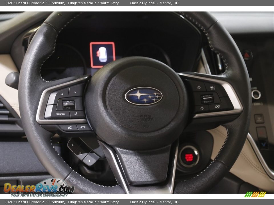 2020 Subaru Outback 2.5i Premium Tungsten Metallic / Warm Ivory Photo #7
