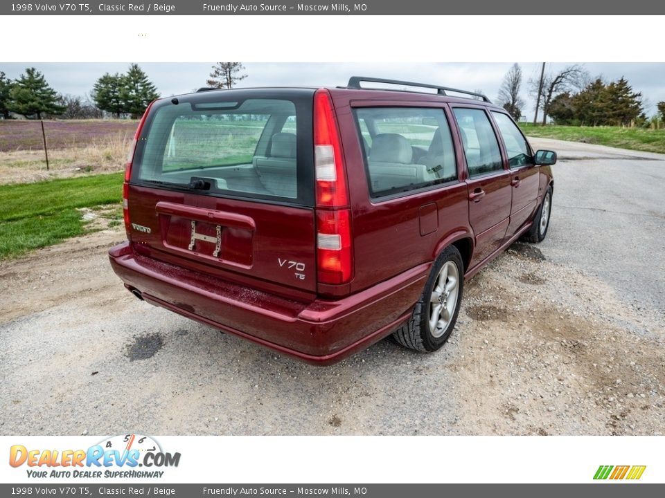 1998 Volvo V70 T5 Classic Red / Beige Photo #4