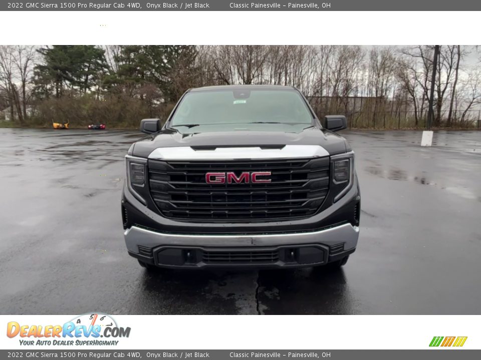 2022 GMC Sierra 1500 Pro Regular Cab 4WD Onyx Black / Jet Black Photo #3