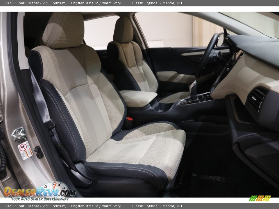 2020 Subaru Outback 2.5i Premium Tungsten Metallic / Warm Ivory Photo #15