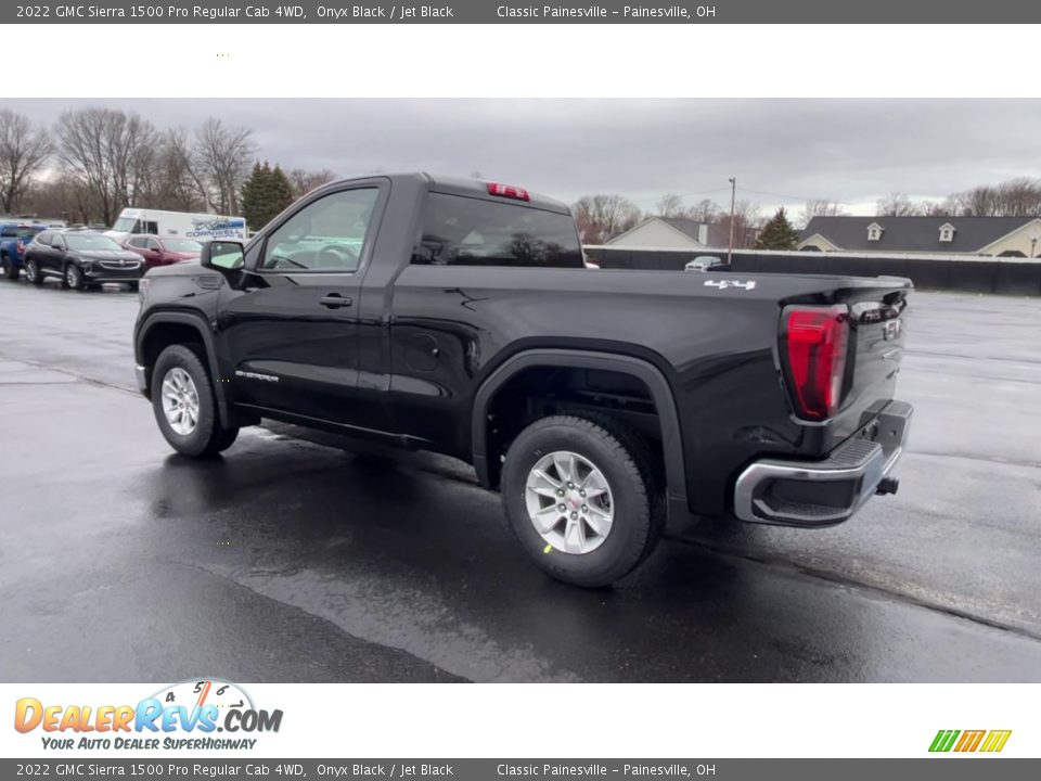 2022 GMC Sierra 1500 Pro Regular Cab 4WD Onyx Black / Jet Black Photo #6