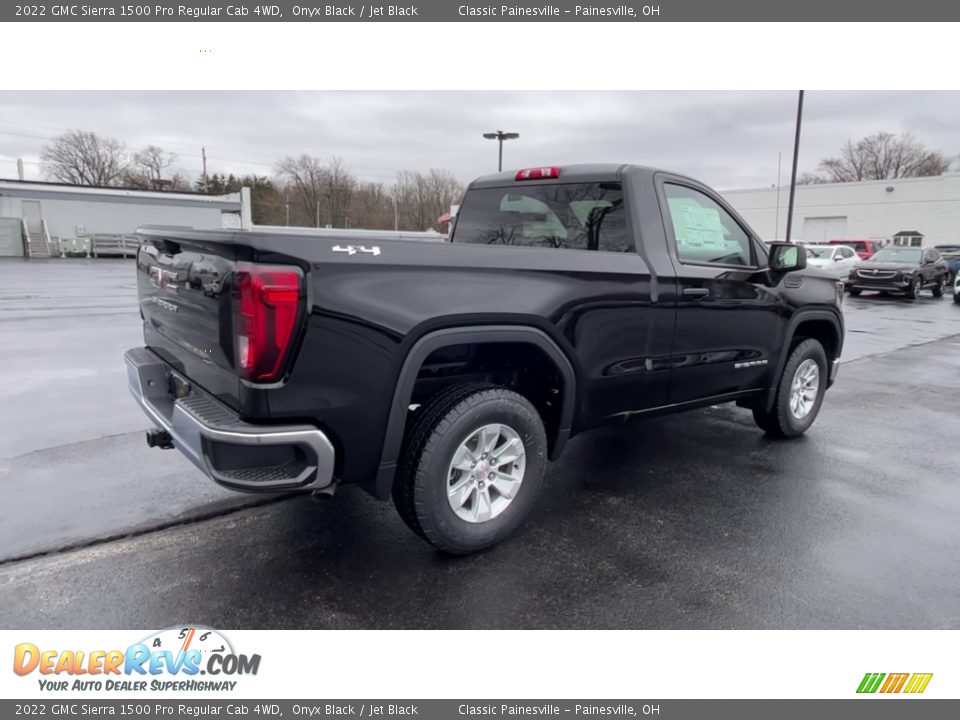 2022 GMC Sierra 1500 Pro Regular Cab 4WD Onyx Black / Jet Black Photo #8