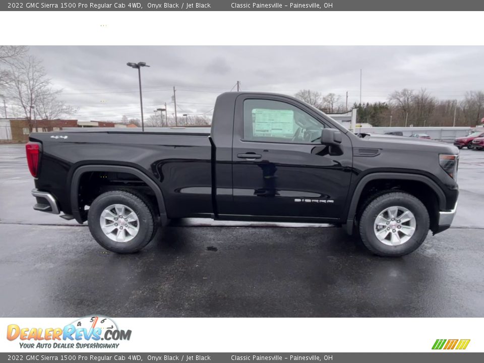 Onyx Black 2022 GMC Sierra 1500 Pro Regular Cab 4WD Photo #9