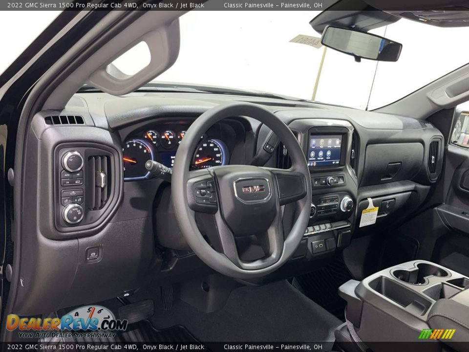 Dashboard of 2022 GMC Sierra 1500 Pro Regular Cab 4WD Photo #10