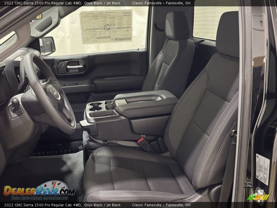 Front Seat of 2022 GMC Sierra 1500 Pro Regular Cab 4WD Photo #18