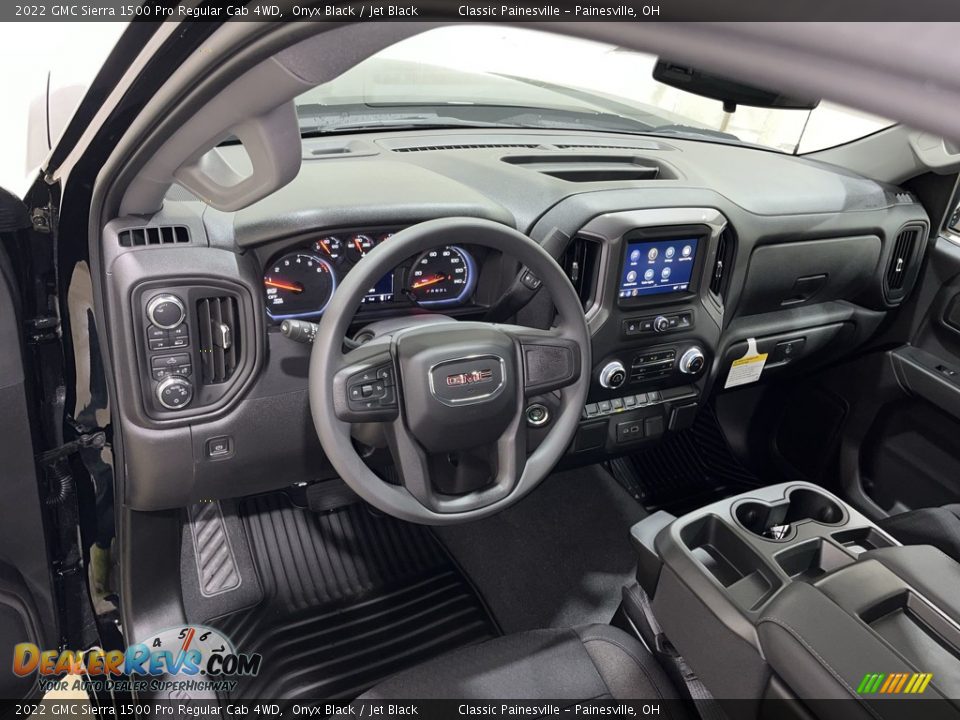 Jet Black Interior - 2022 GMC Sierra 1500 Pro Regular Cab 4WD Photo #19