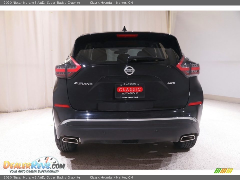 2020 Nissan Murano S AWD Super Black / Graphite Photo #17