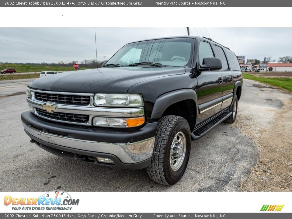 Onyx Black 2002 Chevrolet Suburban 2500 LS 4x4 Photo #8