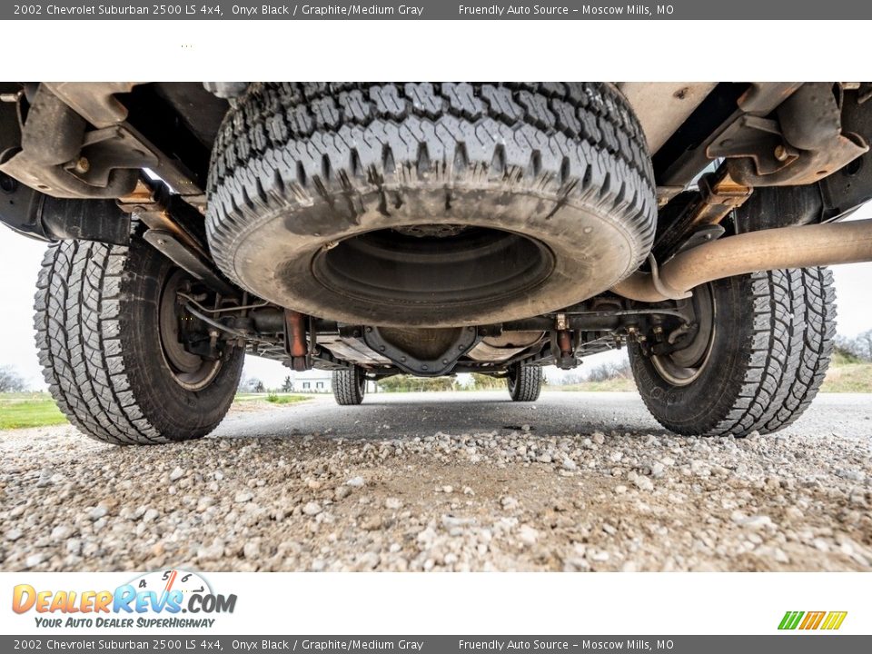 2002 Chevrolet Suburban 2500 LS 4x4 Onyx Black / Graphite/Medium Gray Photo #13