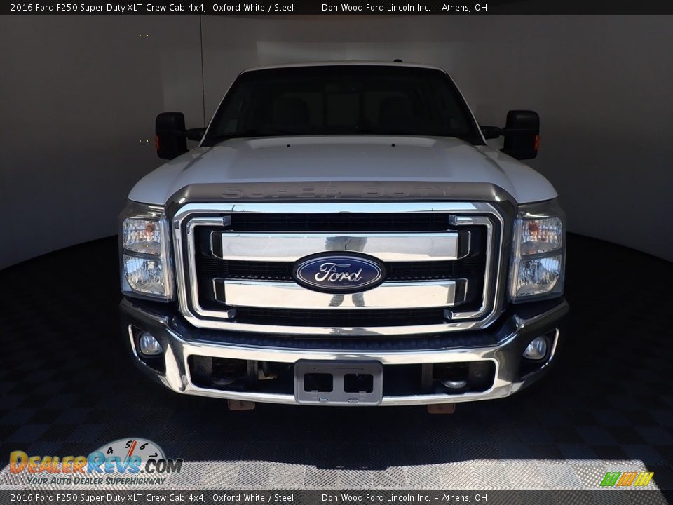 2016 Ford F250 Super Duty XLT Crew Cab 4x4 Oxford White / Steel Photo #4