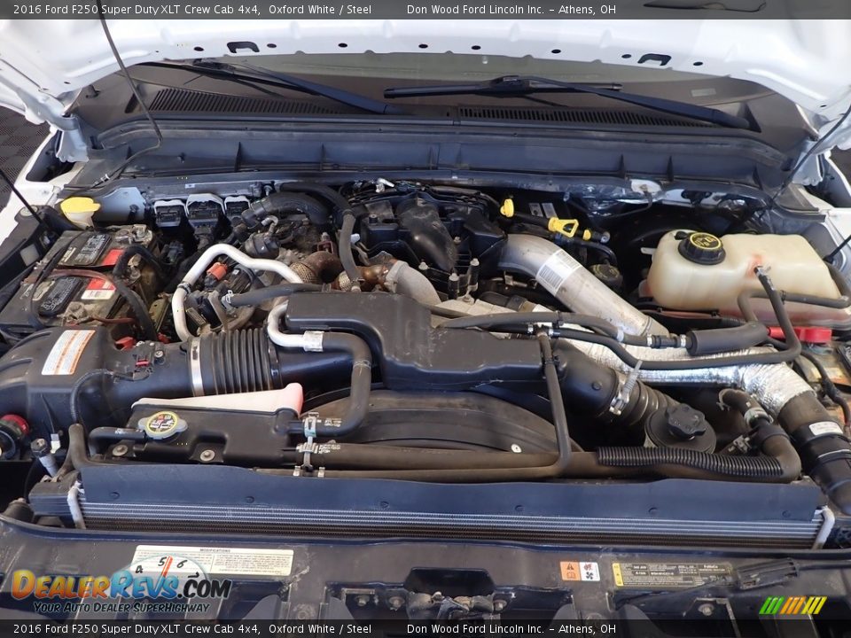 2016 Ford F250 Super Duty XLT Crew Cab 4x4 Oxford White / Steel Photo #6