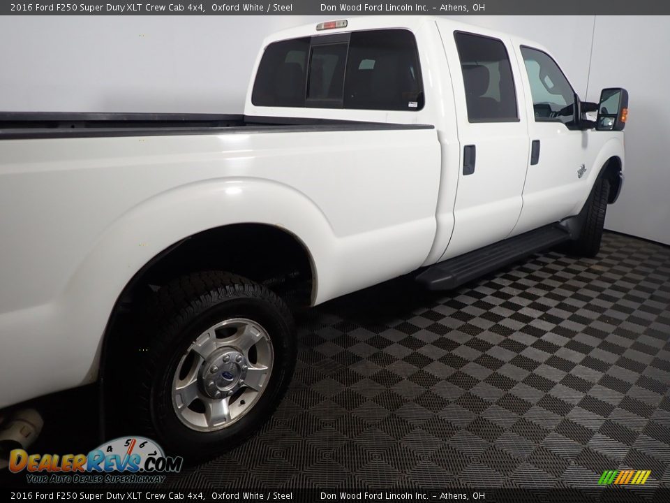 2016 Ford F250 Super Duty XLT Crew Cab 4x4 Oxford White / Steel Photo #14