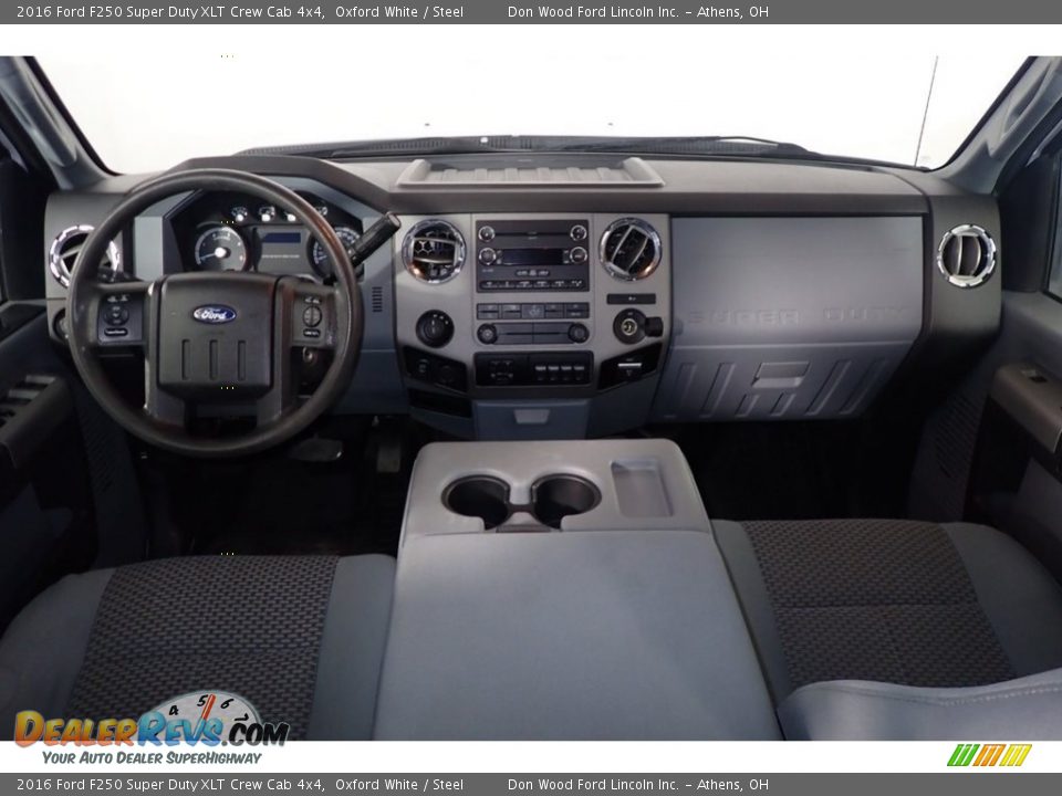 2016 Ford F250 Super Duty XLT Crew Cab 4x4 Oxford White / Steel Photo #19