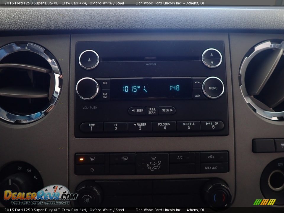 2016 Ford F250 Super Duty XLT Crew Cab 4x4 Oxford White / Steel Photo #21