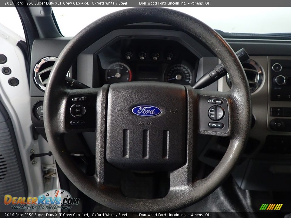 2016 Ford F250 Super Duty XLT Crew Cab 4x4 Oxford White / Steel Photo #22