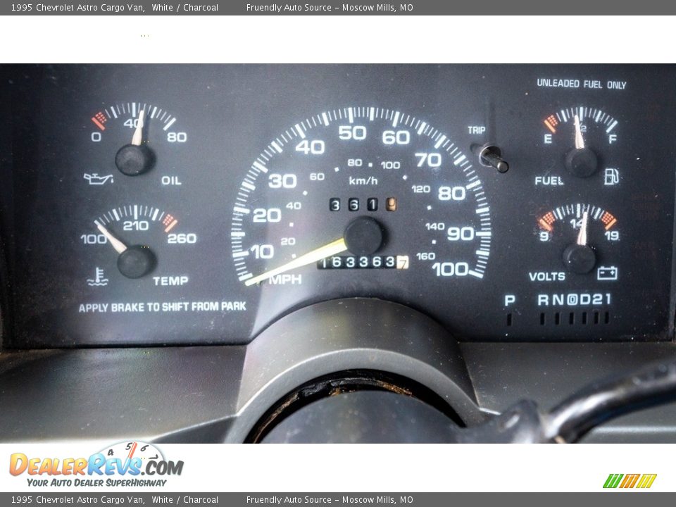 1995 Chevrolet Astro Cargo Van Gauges Photo #29