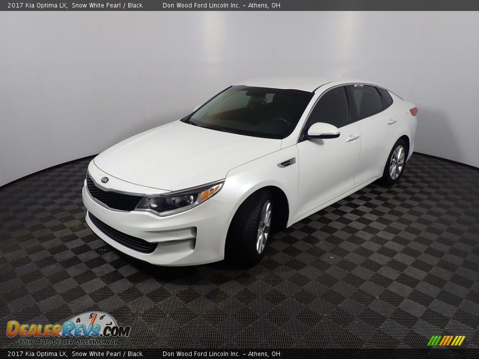 2017 Kia Optima LX Snow White Pearl / Black Photo #9