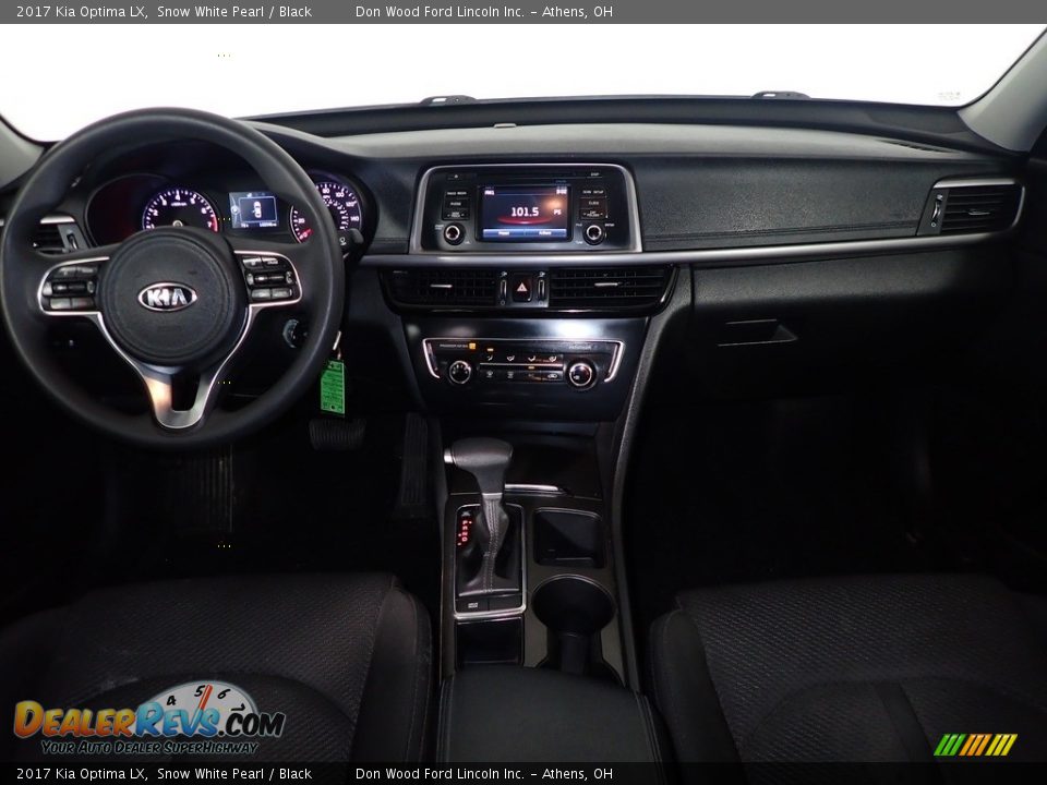 2017 Kia Optima LX Snow White Pearl / Black Photo #25
